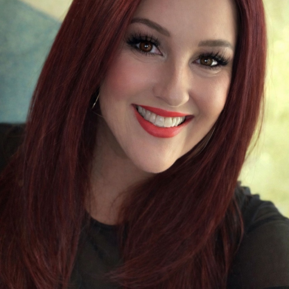 Kel wig by JB extension. Dark red snowflake lace front , precut .